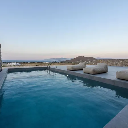 Luxury White Stone Paros Holiday home Marmara