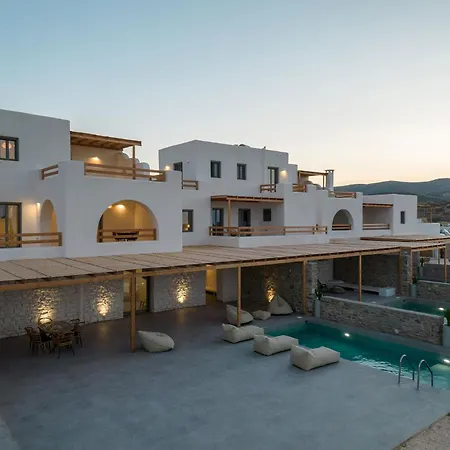 Luxury White Stone Paros Holiday home Marmara